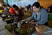 Inle Lake Myanmar. cheroot factories. The women of Inle Lake are famous for hand-rolling very quickly. They can roll over 500 cheroots a day. 